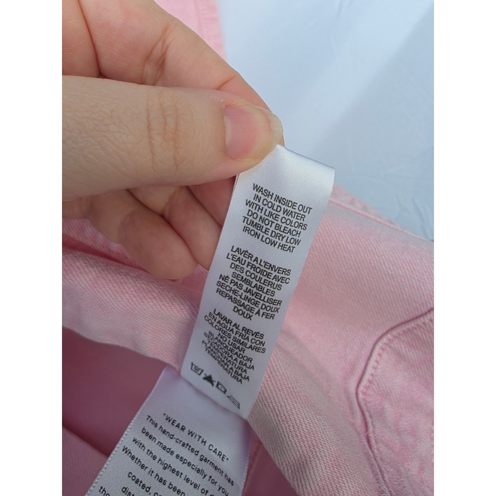 Good American Fit for Success Jumpsuit Pink Denim Mineral Rose Quartz NWT 6(2XL) - Picture 7 of 13